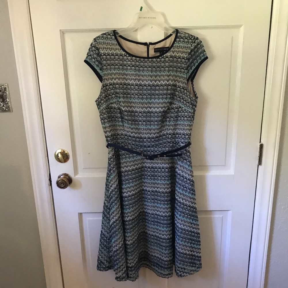 Women’s dress with matching belt